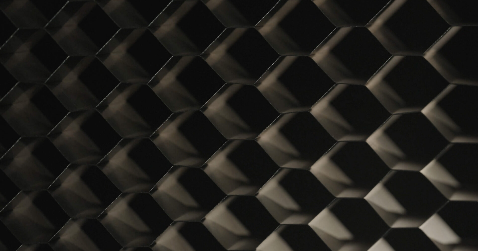 Metal Honeycomb Core Closeup