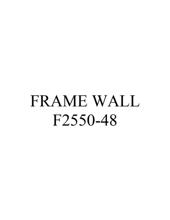 F2550 Double Sided Framed