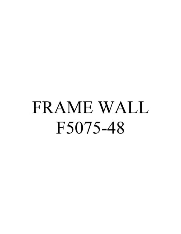 F5075 Double Sided Framed