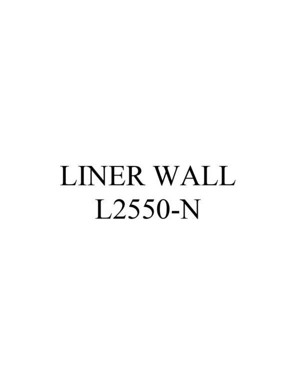 L2550 Shallow Liner