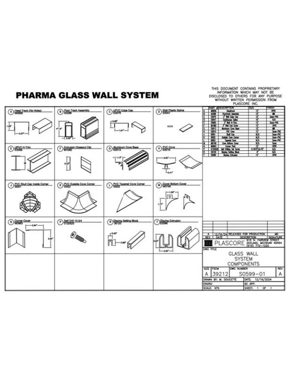 Pharma Glass Wall Matrix