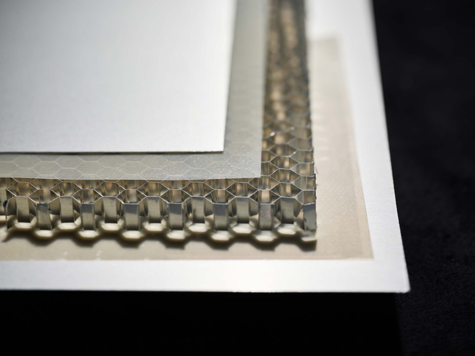 Composite Panel separated to show layers